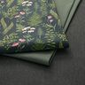 Outdoortyg Canvas Blad och blommor – mörkgrön/pastellviolett,  thumbnail number 5