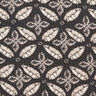 Crepe-chiffong bladtryck – svart/beige,  thumbnail number 1