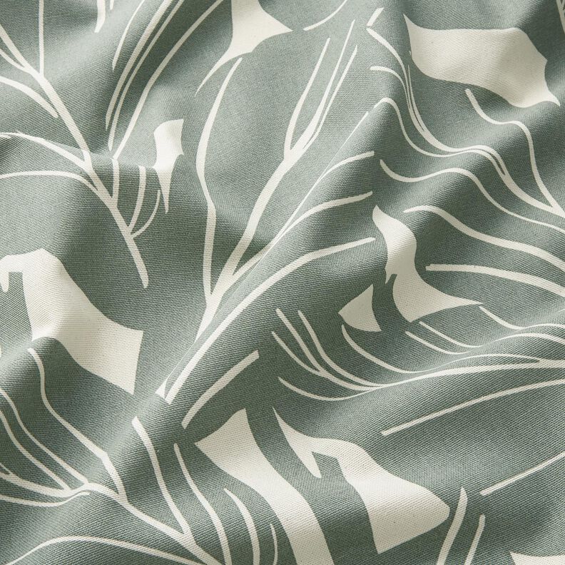 Dekorationstyg Panama Eleganta blad – vass/natur, image number 2