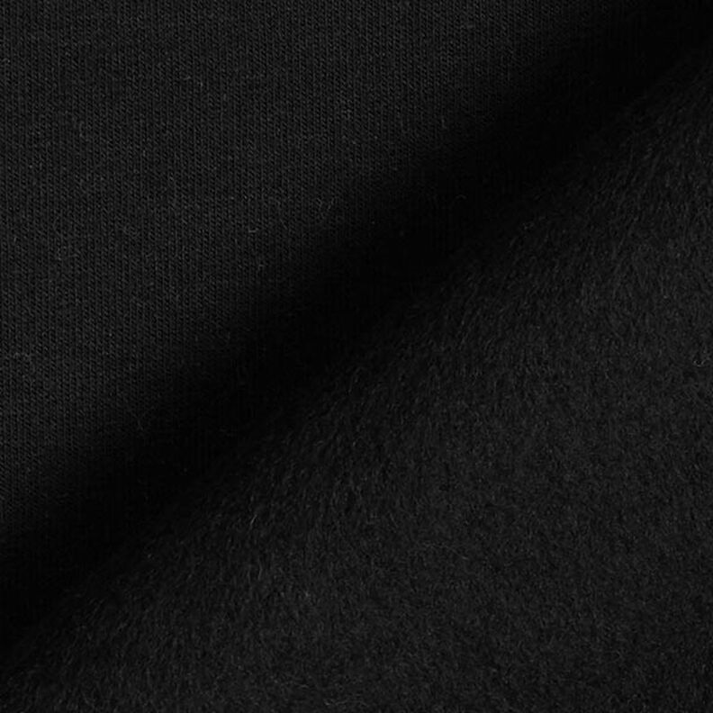 L&auml;tt bomullssweat enf&auml;rgad &ndash; svart,  image number 3