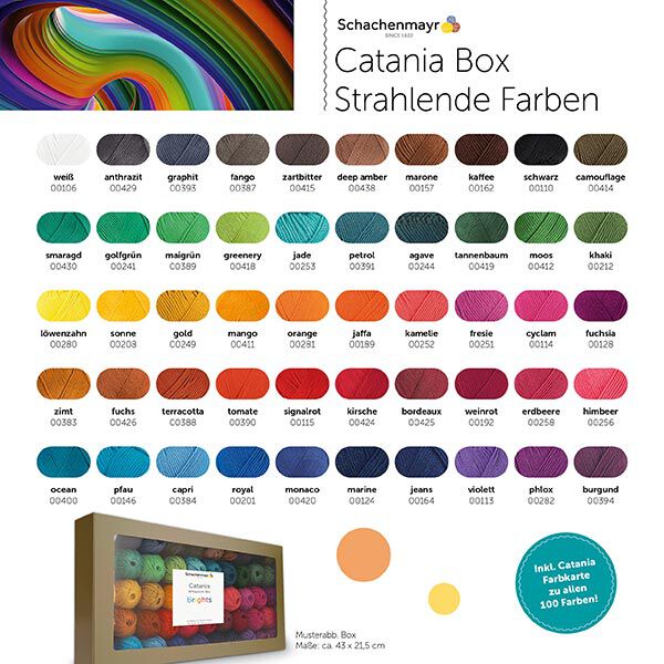 Catania-låda strålande färger, 50 x 20g | Schachenmayr,  image number 3