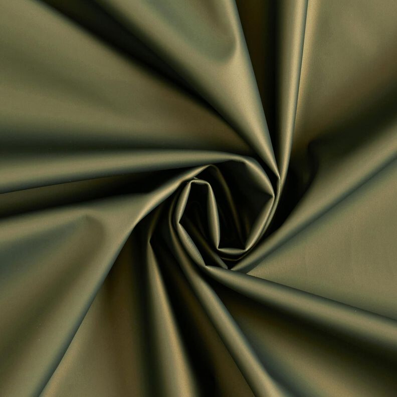 Regnjackstyg Metallisk – mörk-oliv,  image number 1