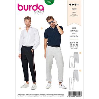 Herrbyxor, Burda 6350 | 46 - 56, 
