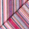 Dekorationstyg Jacquard pastellränder – rosa/lila,  thumbnail number 4