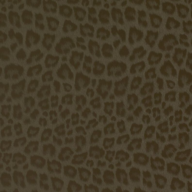 belagt byxtyg med borstat leopardmönster – khaki, image number 1