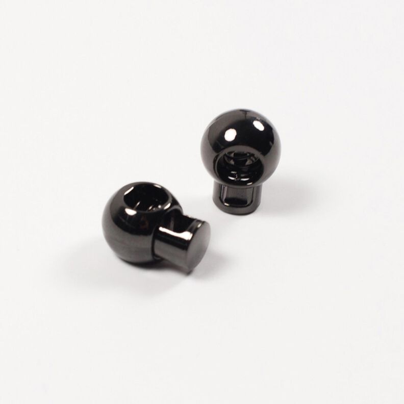 Snörstopp kula [2 st.] – silvermetallic,  image number 1