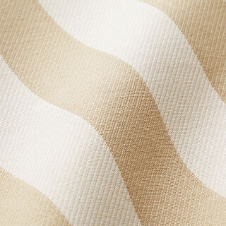 Outdoortyg jacquard randigt – beige, 