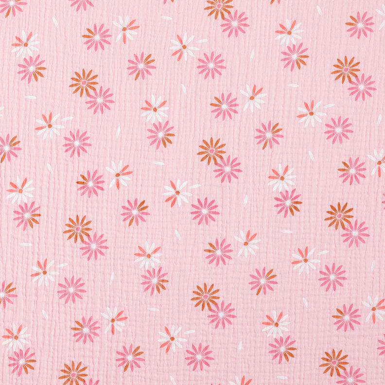 Muslin/Dubbel-krinkelväv blomsterregn – rose,  image number 1