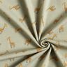 Ribbad jersey Söta giraffer – khaki,  thumbnail number 3