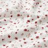 Ajour Bomullsjersey småblommor – elfenbensvit,  thumbnail number 2