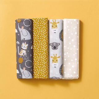 Tygpaket Poplin baby – senap, 