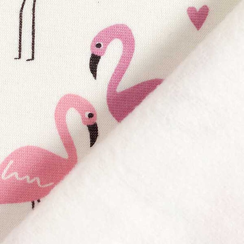 Alpfleece förälskade flamingos – yllevit,  image number 5