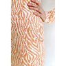 GOTS French Terry Sommarsweat Zebra | Tula – ljusbeige/brandgul,  thumbnail number 12