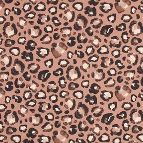 Dekorationstyg Canvas leoprickar – kanel/svart, 