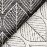 Dekorationstyg Jacquard Blad – antracit,  thumbnail number 5