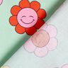 Behandlad bomull Glada blommor | Poppy Fabrics – mint/citrongul,  thumbnail number 5