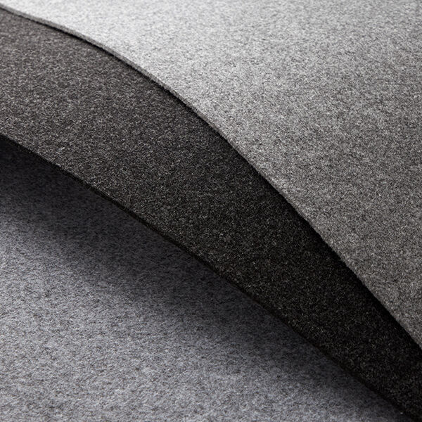 Filt 45 cm/4mm tjock melange – ljusgrått,  image number 3
