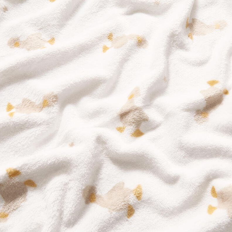 Mysfleece Små gäss – elfenbensvit/mandel, image number 2