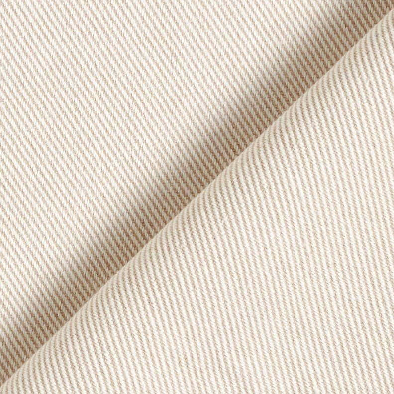 Dekorationstyg Kypert (twill) tv&aring;f&auml;rgat &ndash; ljusbeige/natur,  image number 3