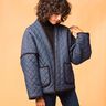Jeansteddy quiltat tyg | by Poppy – jeansblå,  thumbnail number 6