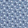 Sweatshirt Ruggad snöflingor och stjärnor Digitaltryck – blågrått,  thumbnail number 1
