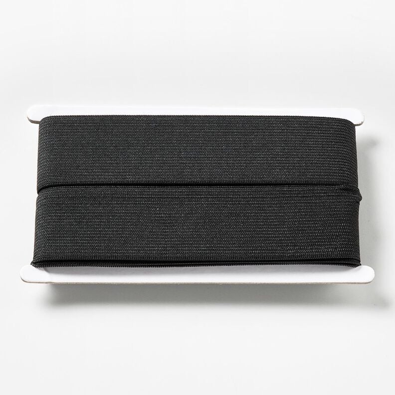 Mjukt gummiband [3 m | 40 mm] – svart,  image number 1