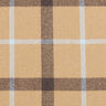 Kapptyg bomullsmix stora rutor – beige,  thumbnail number 1