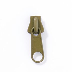 Blixtlåslöpare metall (skentjocklek 8) - oliv, 