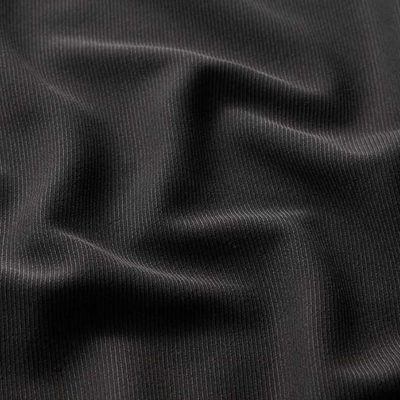Blustyg elastiskt på längden twillväv – svart,  image number 2