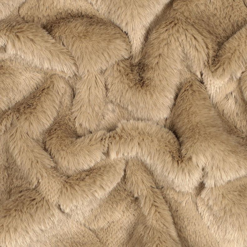 Fuskpäls abstrakt – sand,  image number 2