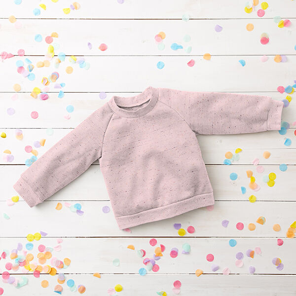 Mjuk sweat färgglada färgstänk – rosa, image number 6