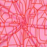 Bomullsvoile Town | Nerida Hansen – pastellviolett/eldröd,  thumbnail number 3