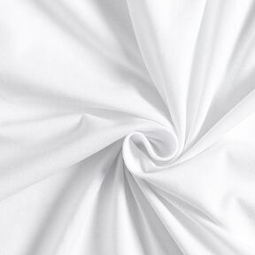 Bomullsjersey Medium Uni – vit, 