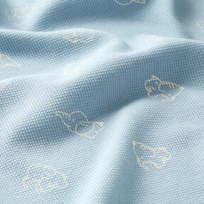 V&aring;ffeljersey babyelefanter &ndash; silverbl&aring;, 