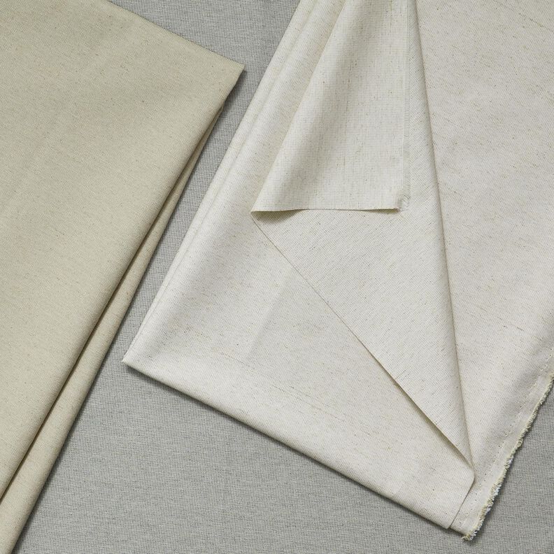 Dekorationstyg Canvas Linne-mix – beige/natur,  image number 4